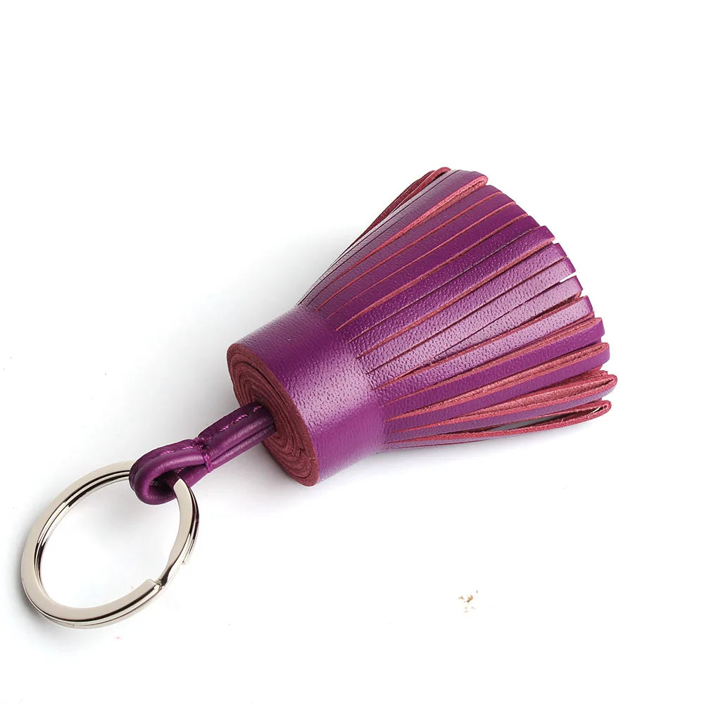 Pendentif Cuir Trio Craie