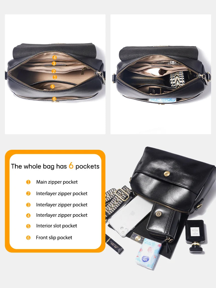 Sac Cabas Cuir Camel