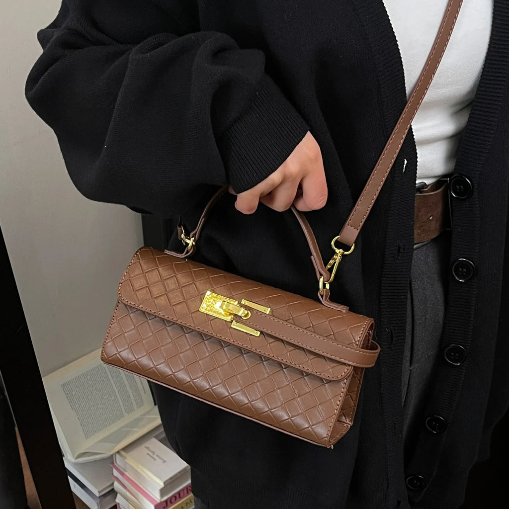 Sac Structuré Mini Cuir Noir