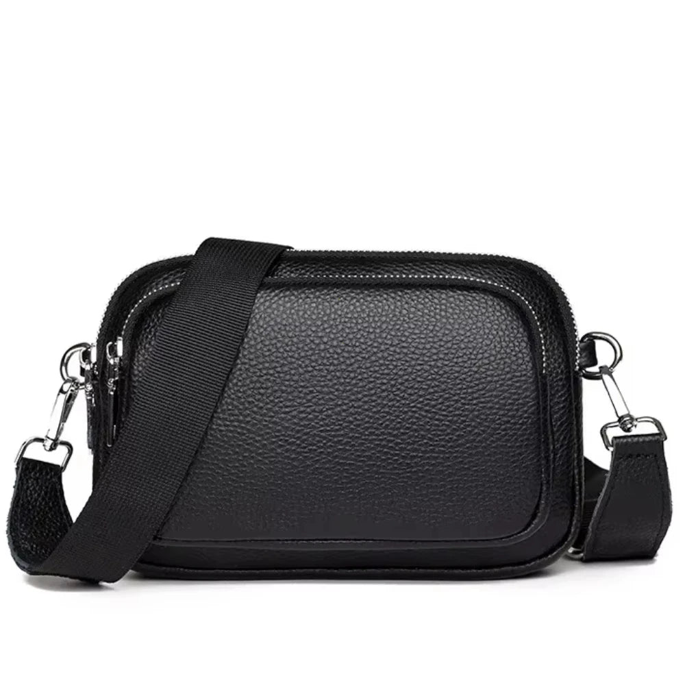 Sac Bandoulière Cuir Noir