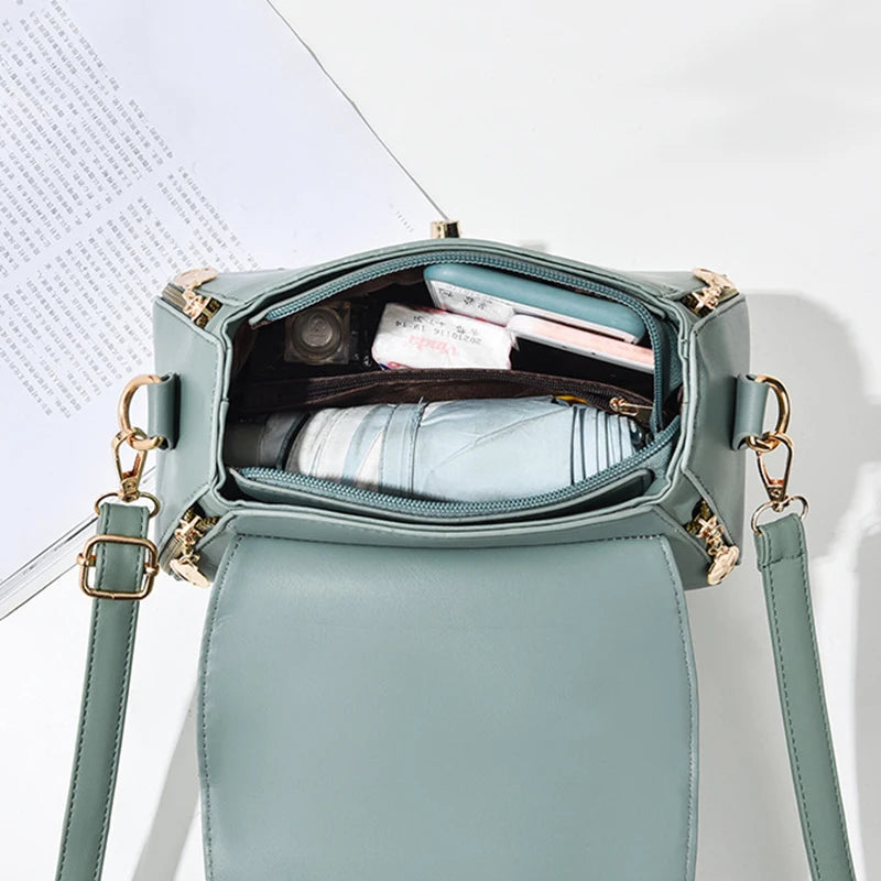 Pendentif Cuir Trio Beige Torsadé